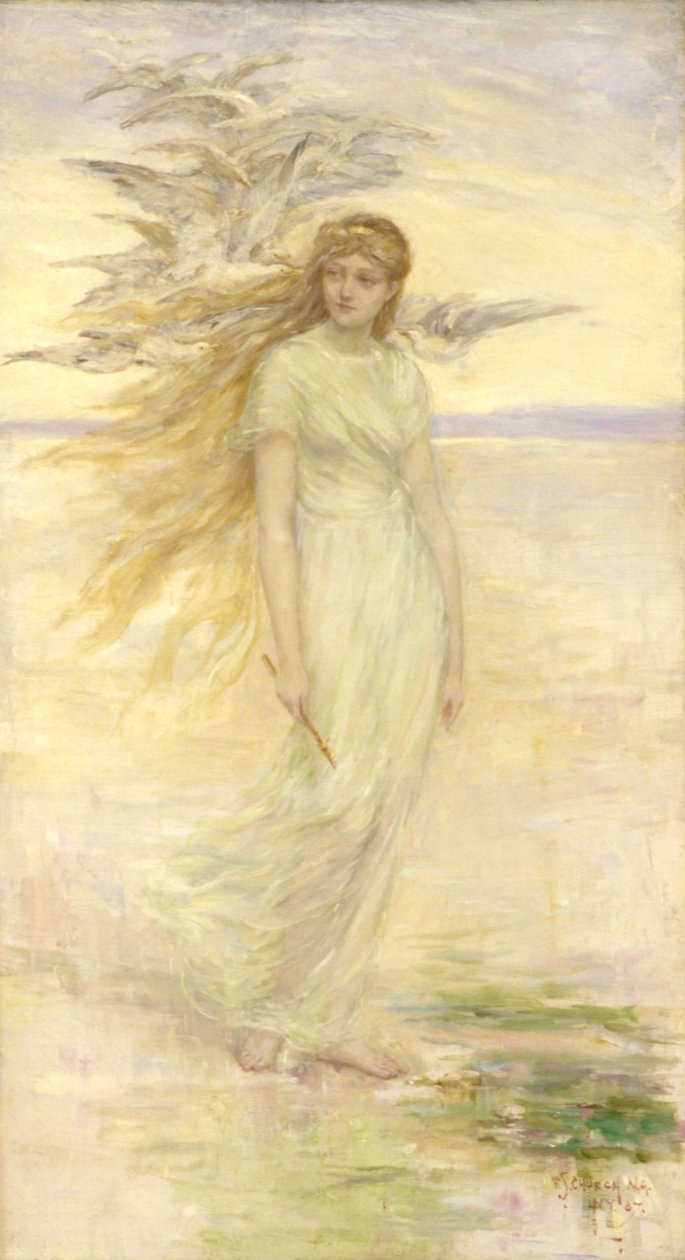Vikingens datter, 1887. av Frederick Stuart Church