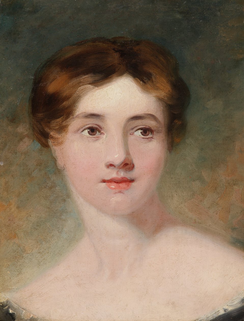 Portrett av en kvinne av Frederick Thomas Lines