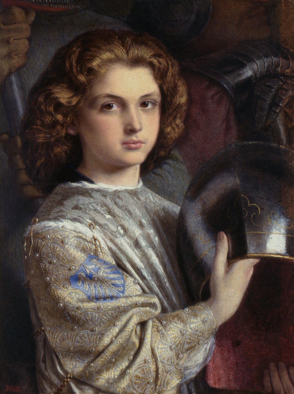 The Knights Esquire (lEcuyer) av Frederick William Burton