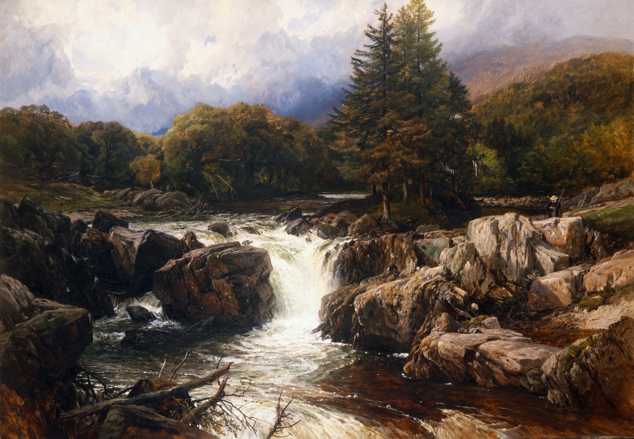 Walisisk elvelandskap av Frederick William Hulme
