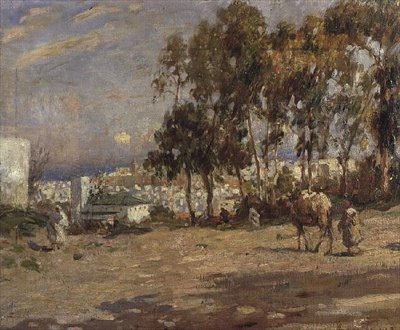 Nærmer seg byen av Frederick William Jackson