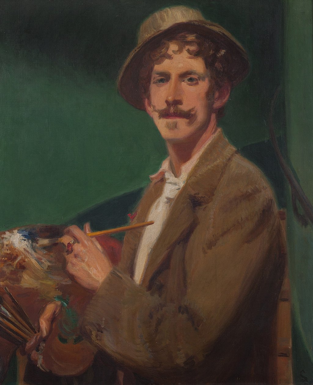 Selvportrett av Frederick William MacMonnies