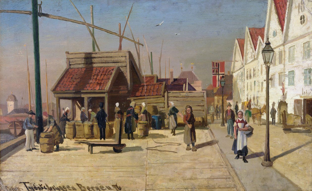 Den tyske kai, Bergen av Frederik Collett