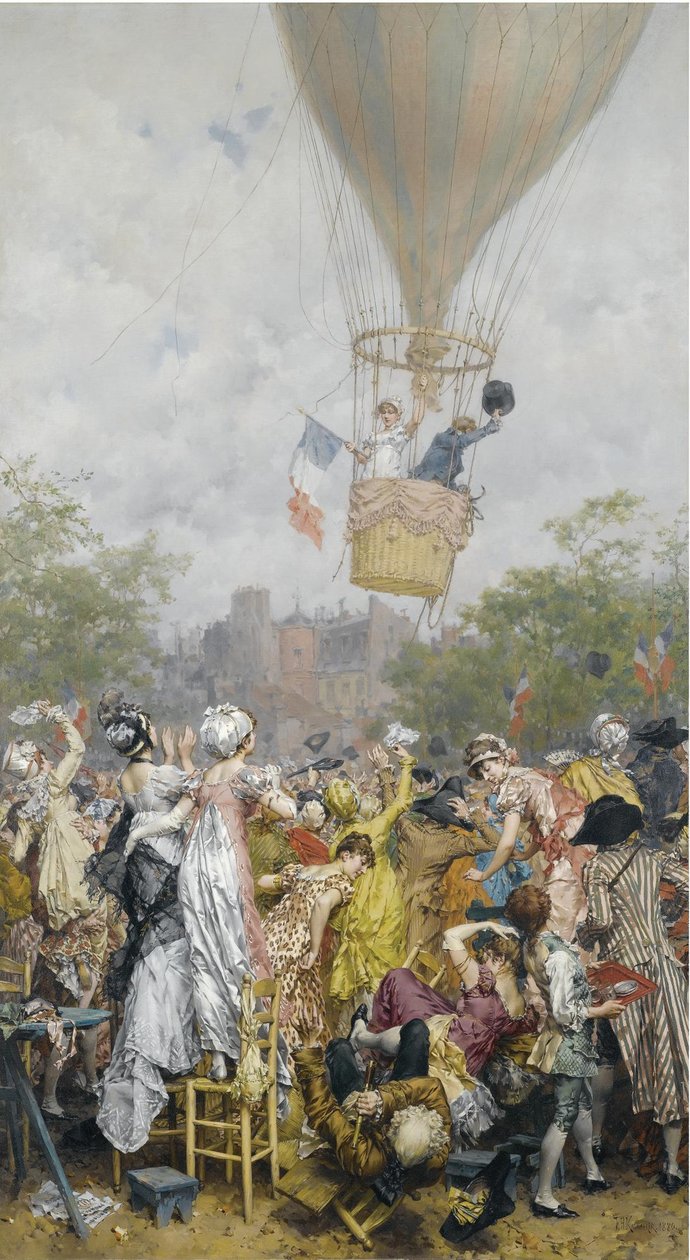 Ballongoppstigning av Frederik Hendrik Kaemmerer