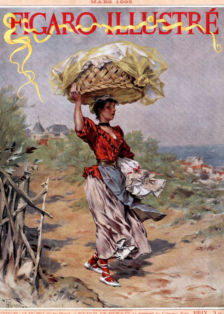 Vaskekone 1895 - bærende av Frederik Hendrik Kaemmerer