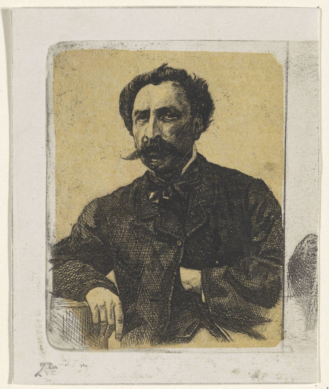 Portrett av Samuel Verveer av Frederik Hendrik Weissenbruch