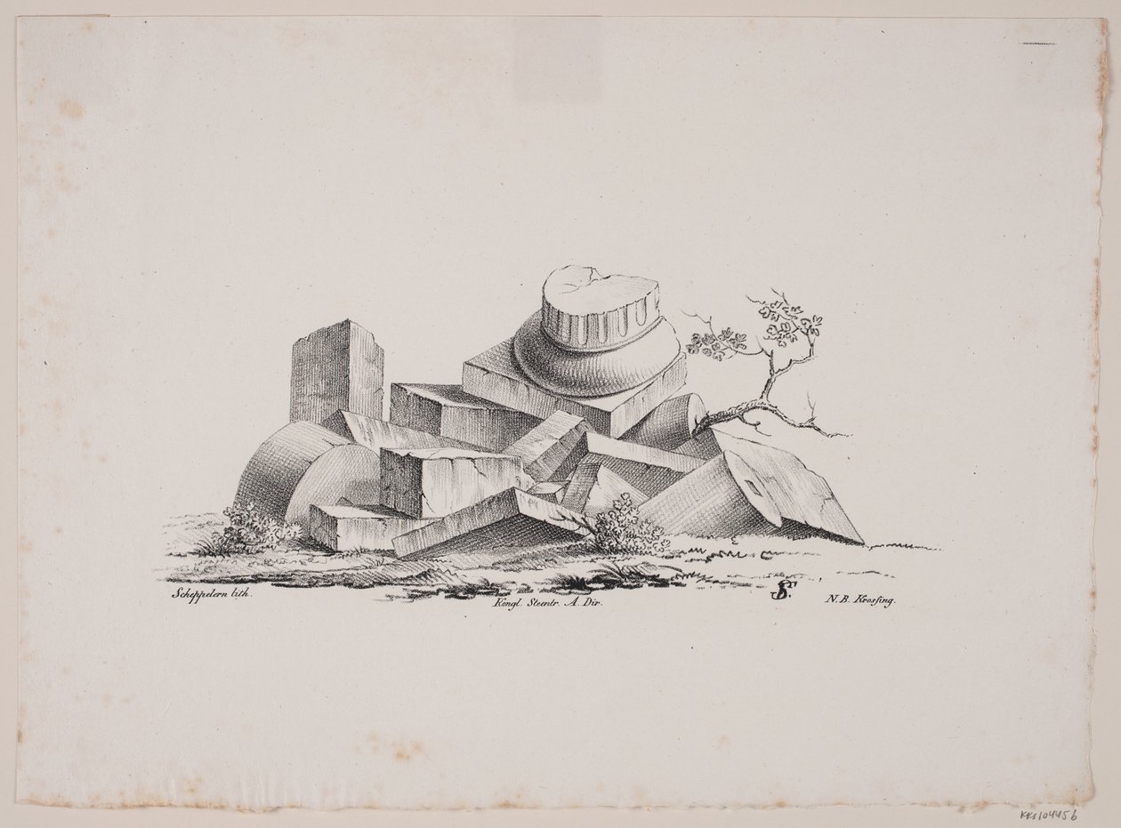 Arkitektonisk motiv av Frederik Schepelern