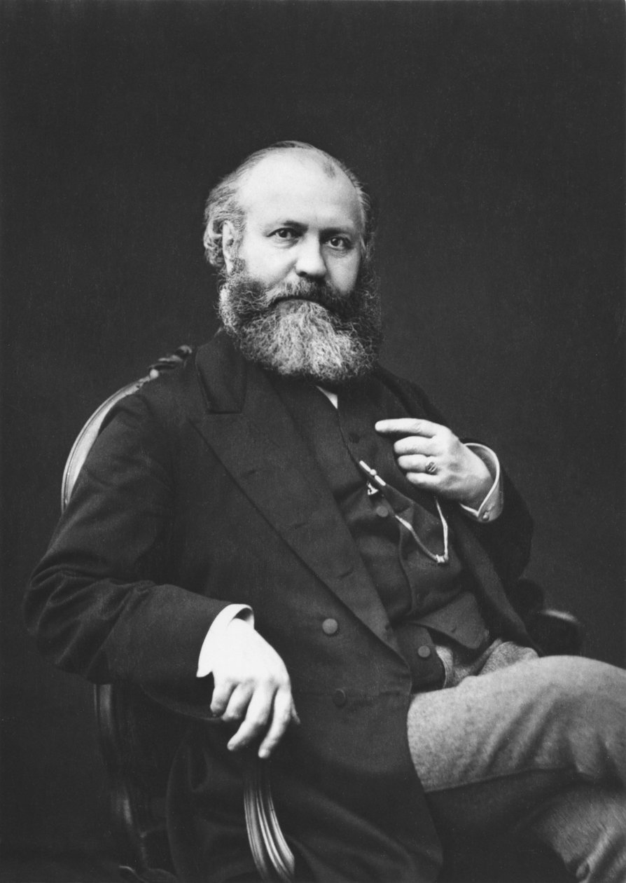 Charles-Francois Gounod (1818-93) sent på 1800-tallet av French Photographer