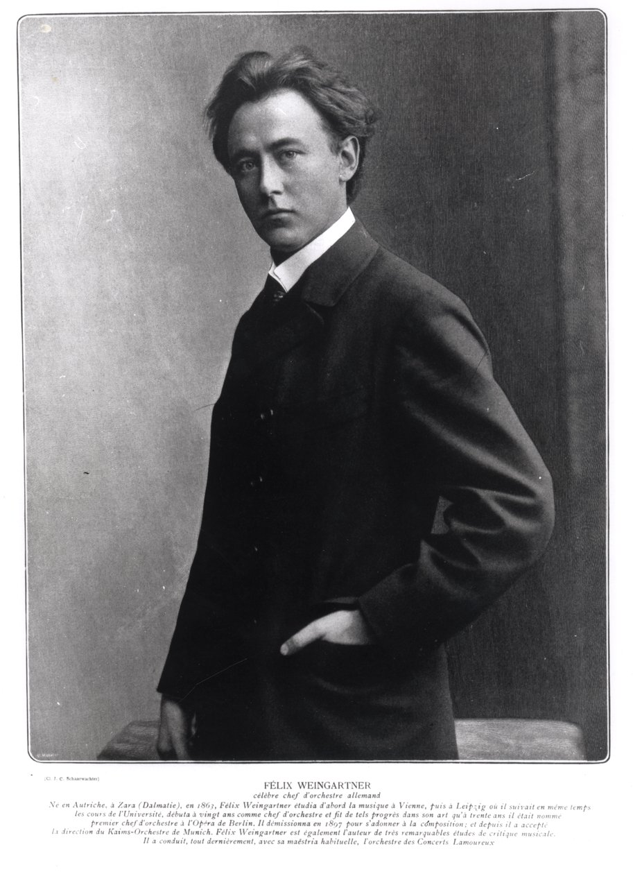 Felix Weingartner (1863-1942) 1903 av French Photographer