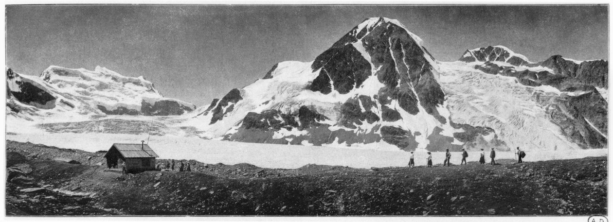 Grand Combin, ca. 1900 av French Photographer