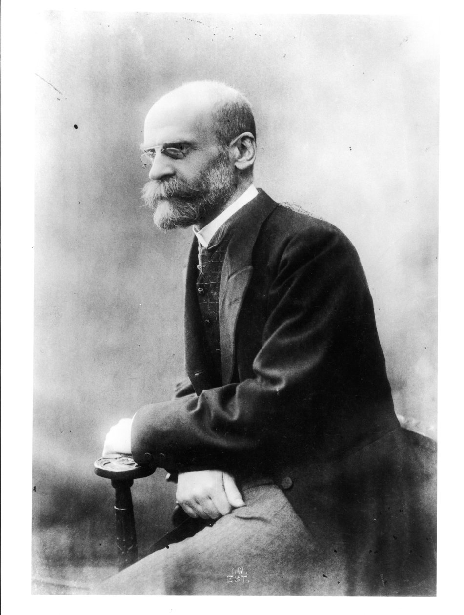 Portrett av Emile Durkheim (1858-1917) av French Photographer