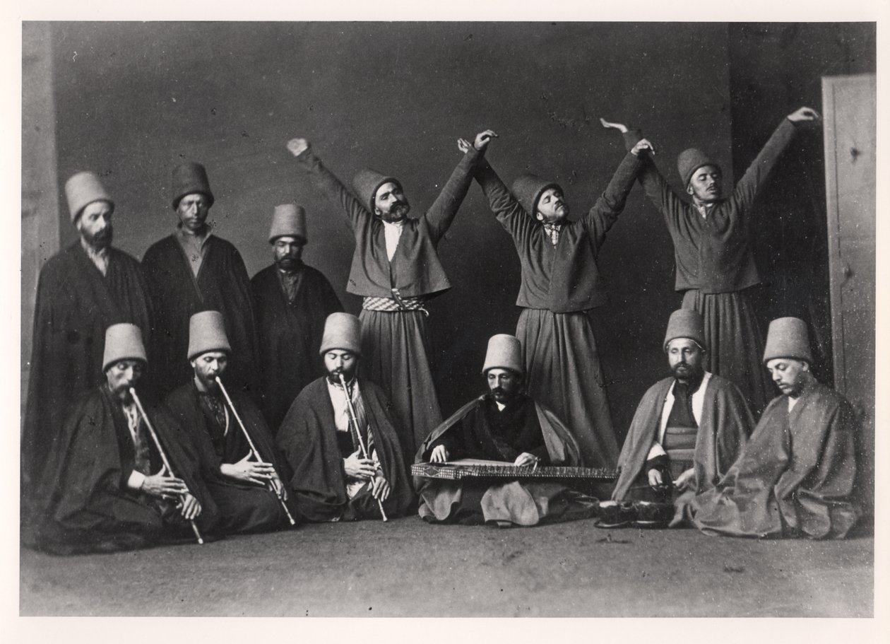 Virvlende dervisjer fra Turkestan av French Photographer