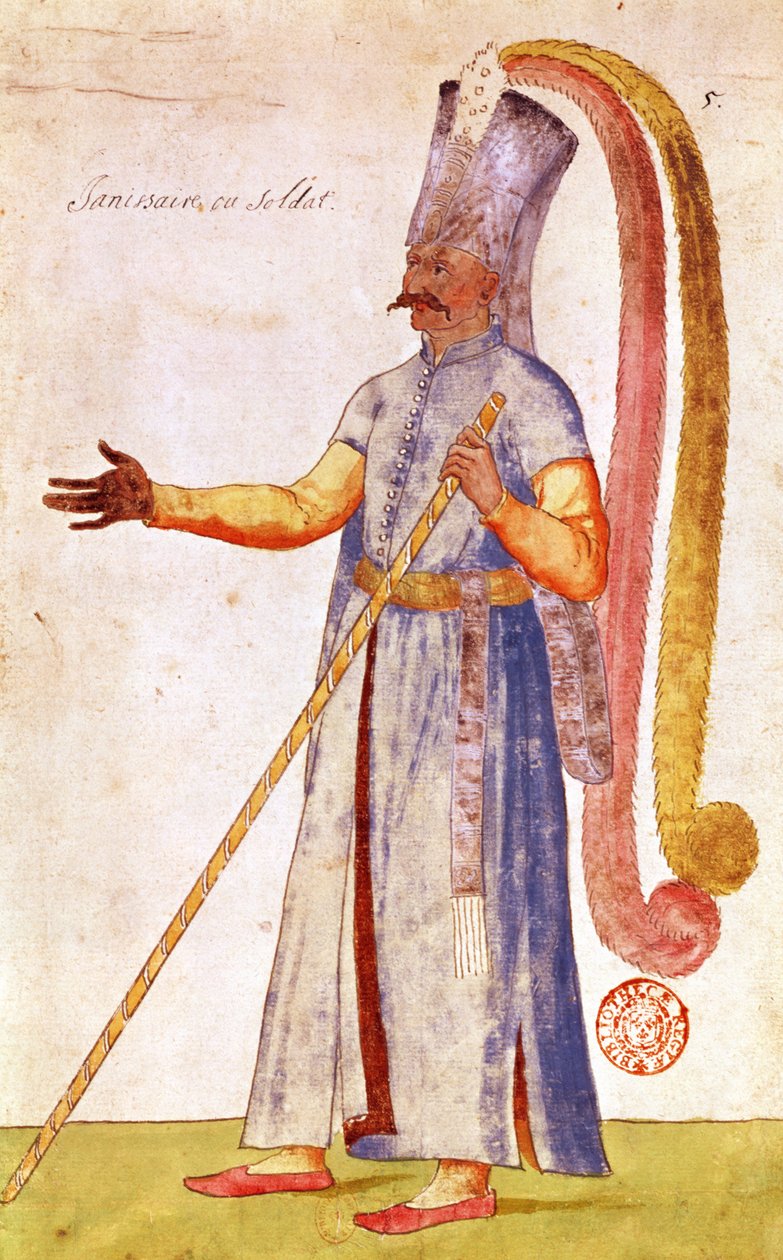 En janitsjar eller soldat, 1567 av French School
