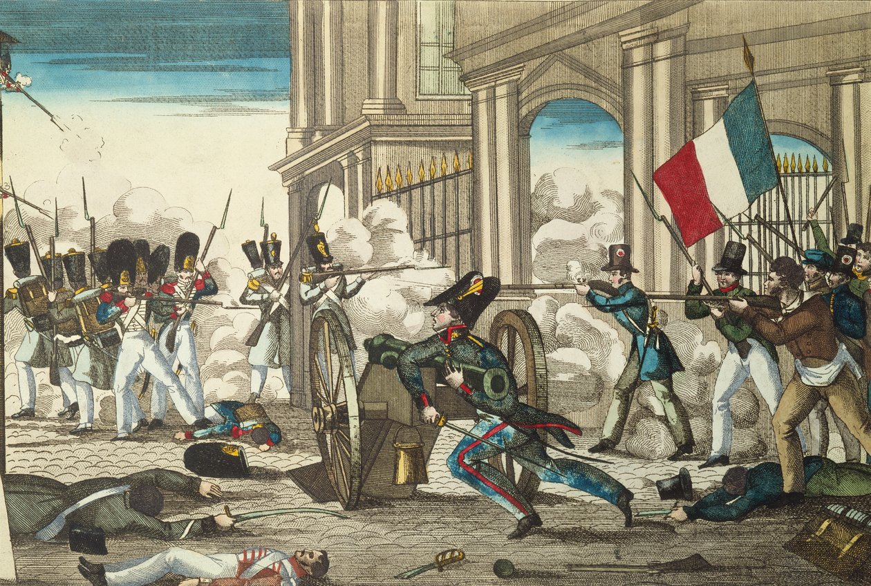 Act of Courage, 28. juli 1830 av French School