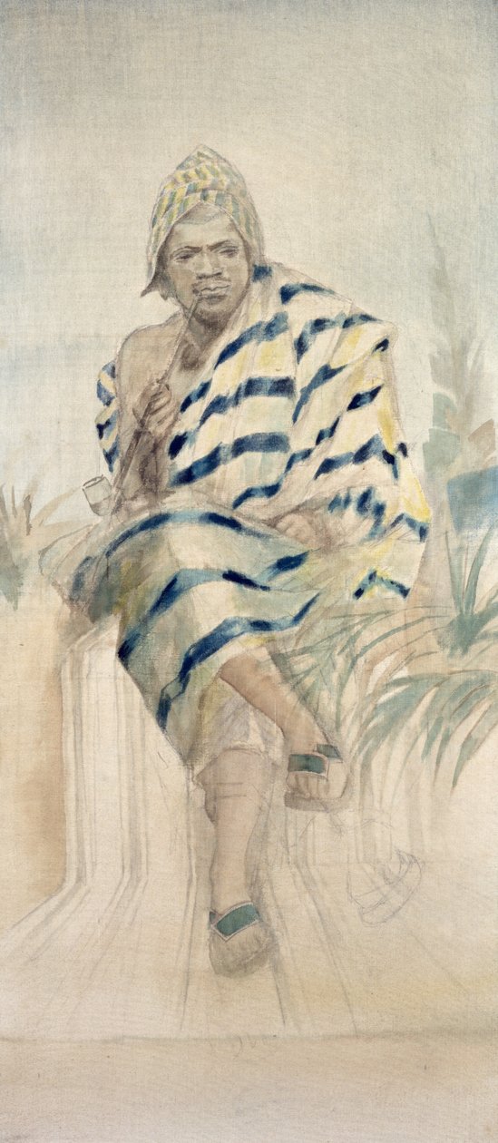 Behanzin (1844-1906) Den siste kongen av Dahomey av French School