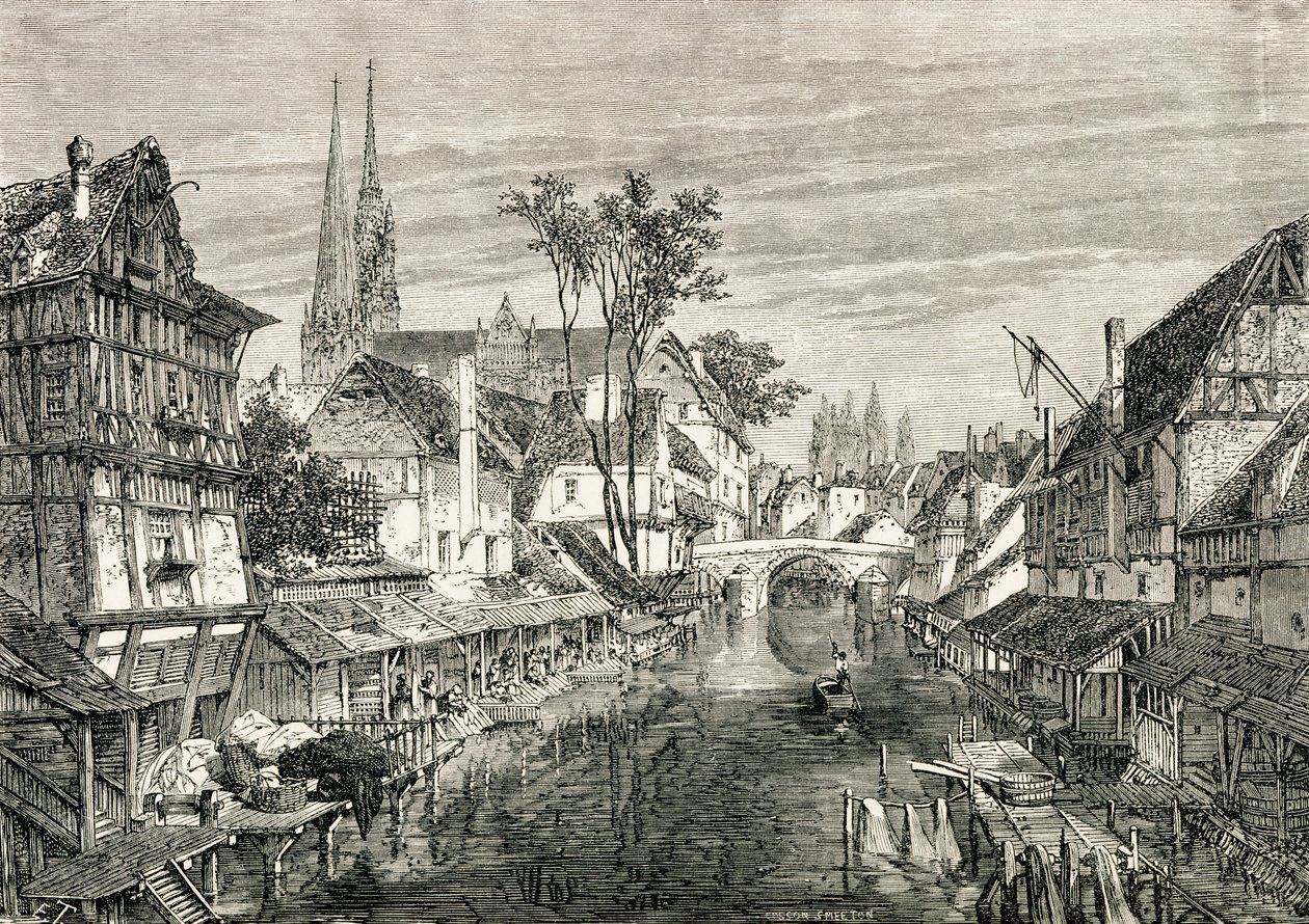 Chartres, Frankrike, på 1800-tallet, fra 