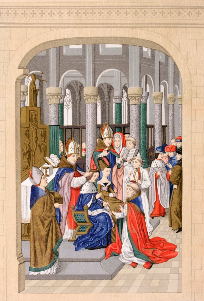 Kroning av Charles V, konge av Frankrike, mai 1364, fra 