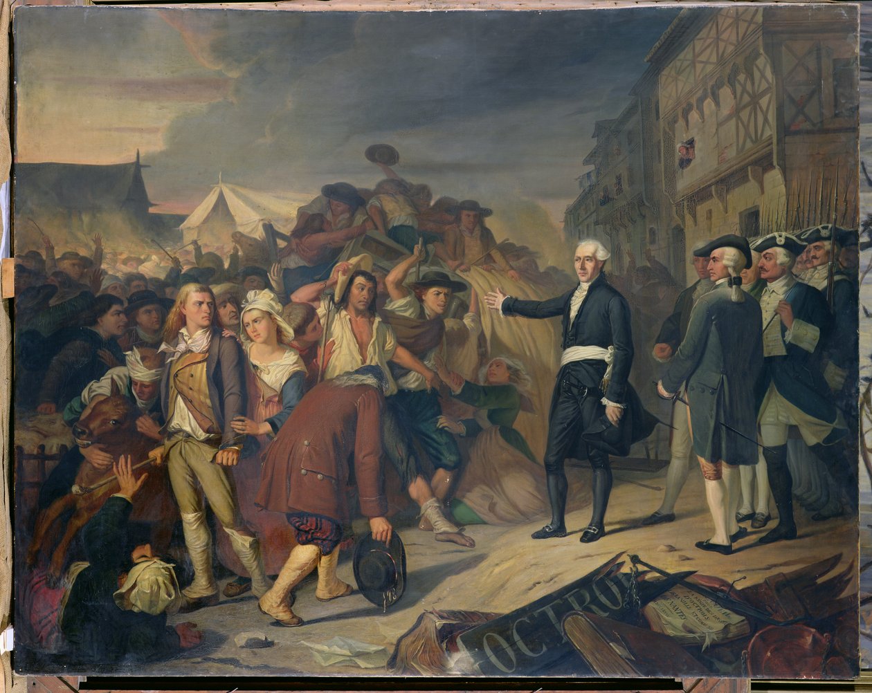 Daniel de Kervegan (1735-1817) borgermester i Nantes, formilde et opprør av French School