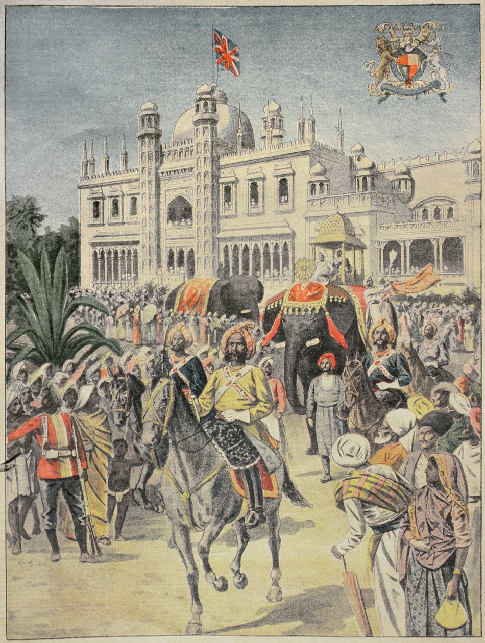 Utstilling fra 1900: den anglo-indiske paviljongen, illustrasjon fra 