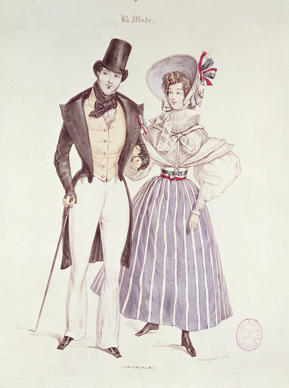 Mote for menn og kvinner, 1830 av French School