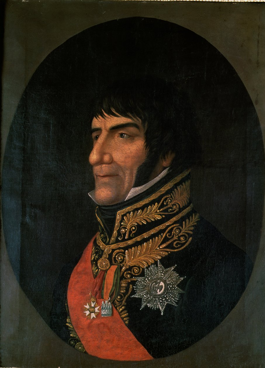 Francois Lefebvre (1755-1820) hertug av Dantzig av French School