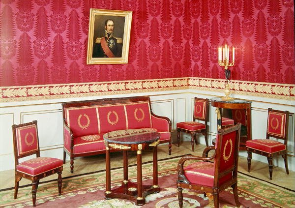 Interior of the Salle du Trone, c.1805-11 av French School
