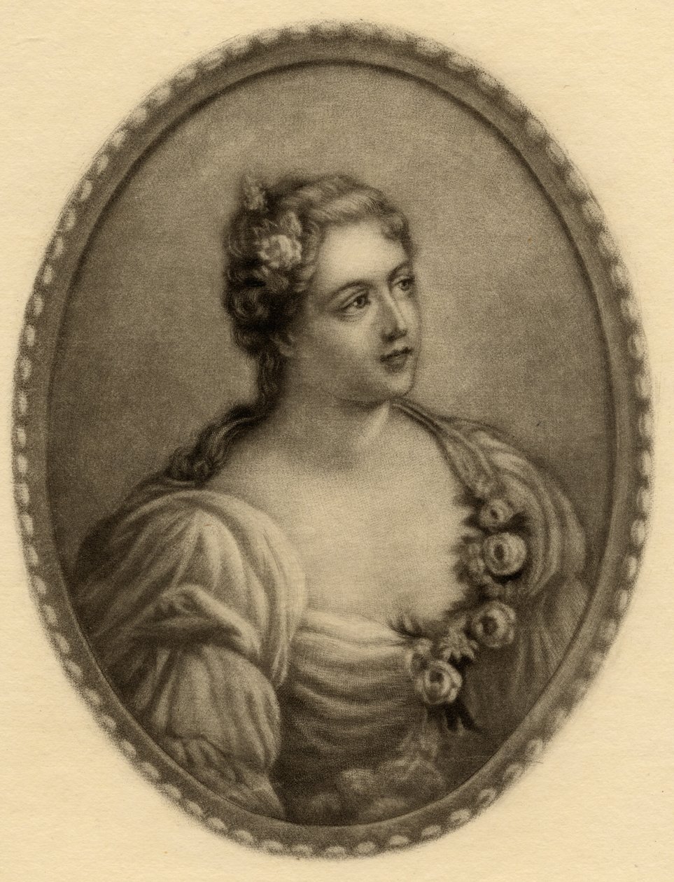Madame de Parabere (d. 1759) av French School