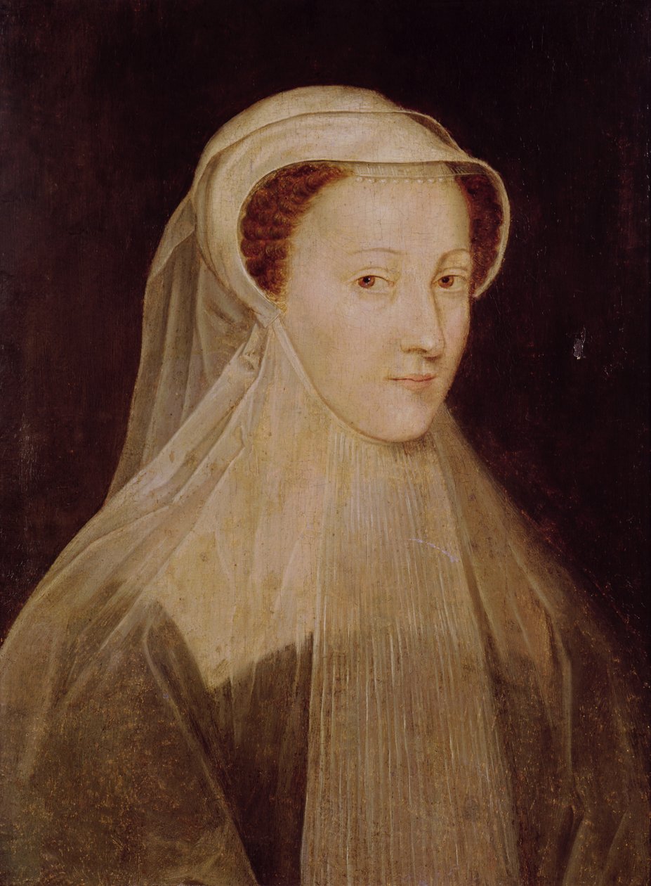 Mary, dronning av skottene (1542-87) av French School