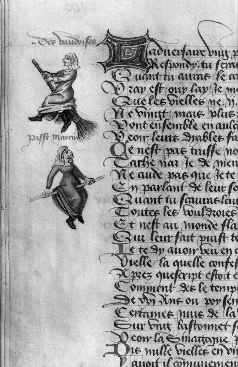 Ms Fr 12476 fol.105v To hekser fra 
