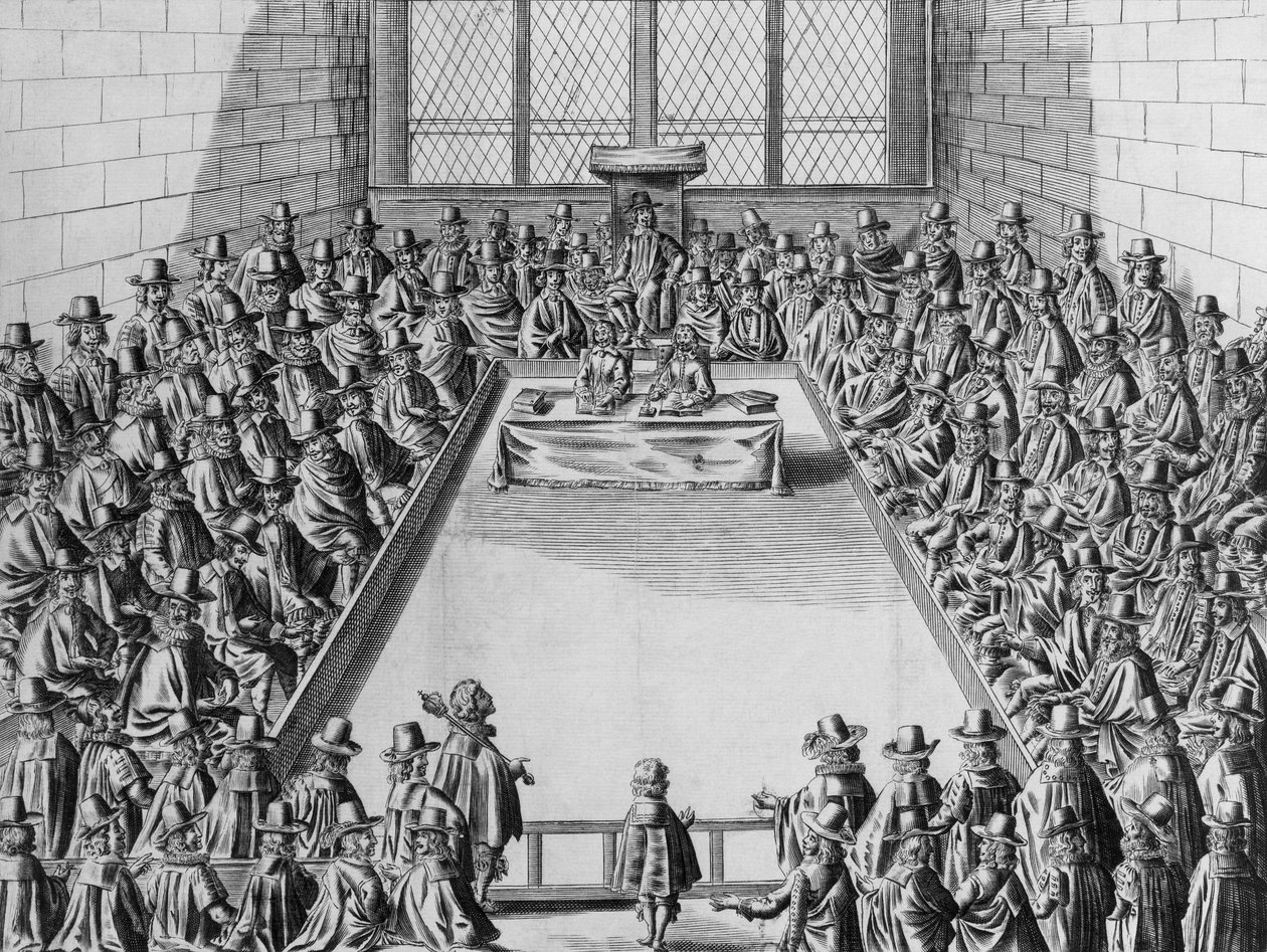 Parlamentet under Samveldet, 1650 av French School