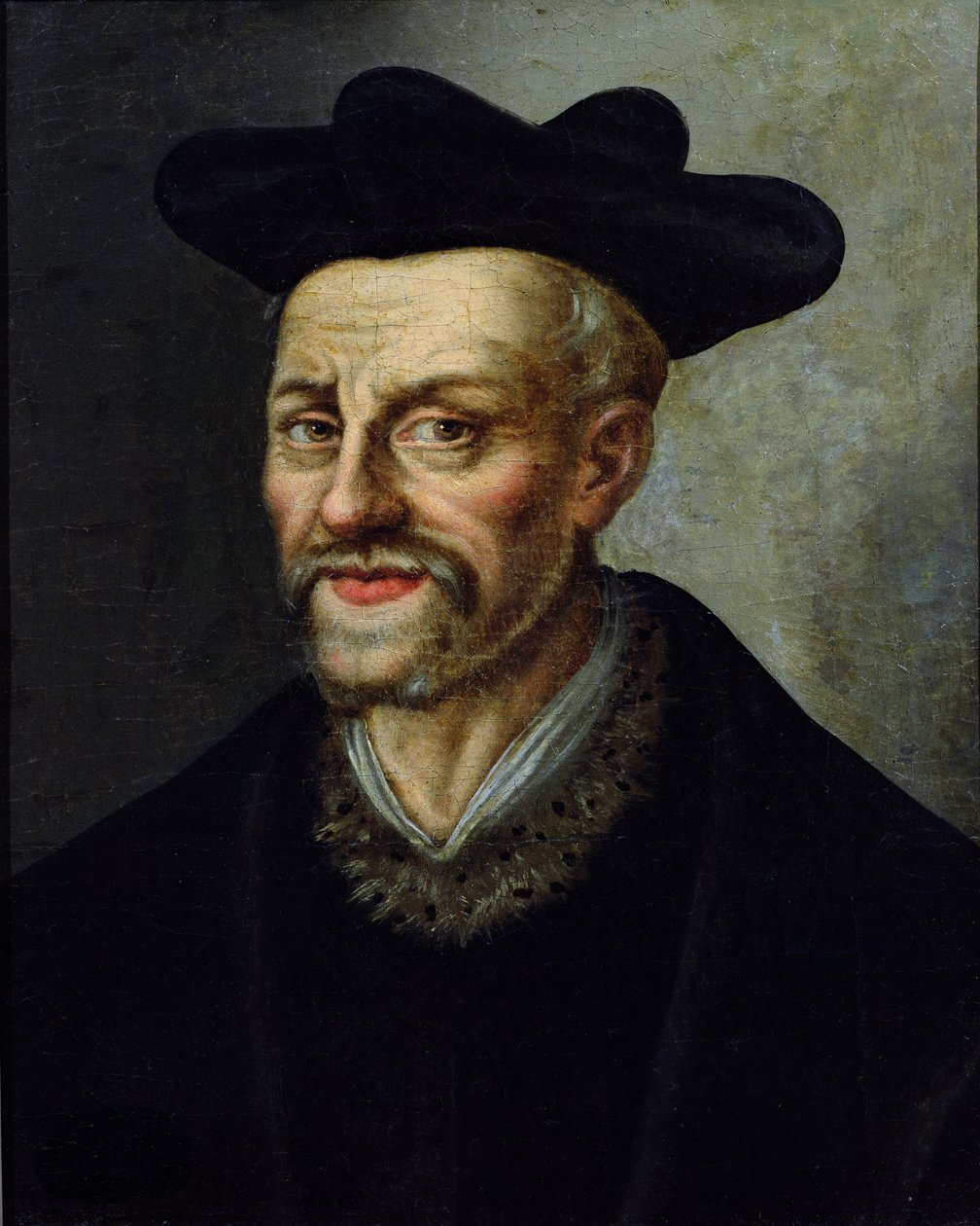 Portrett av Francois Rabelais (ca. 1494-1553) av French School