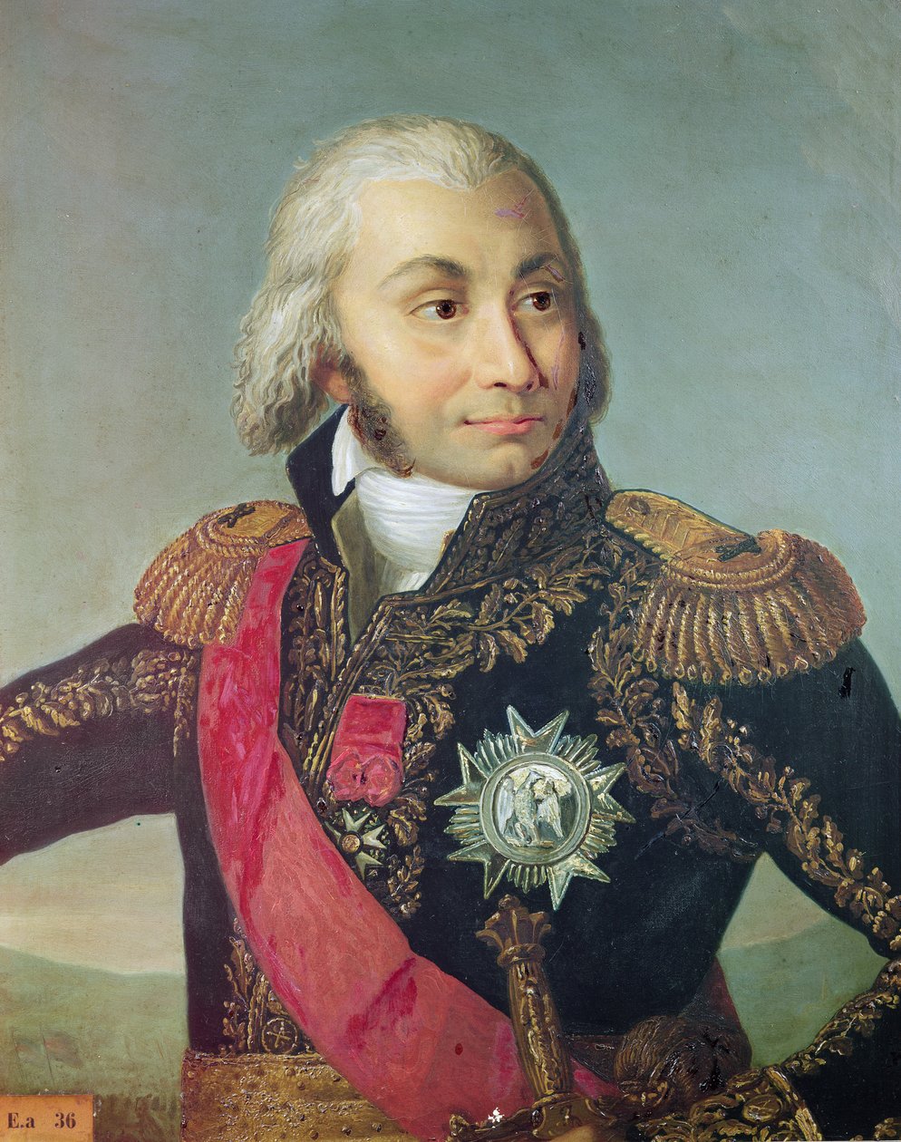 Portrett av marskalk Jean-Baptiste Jourdan (1762-1833) av French School