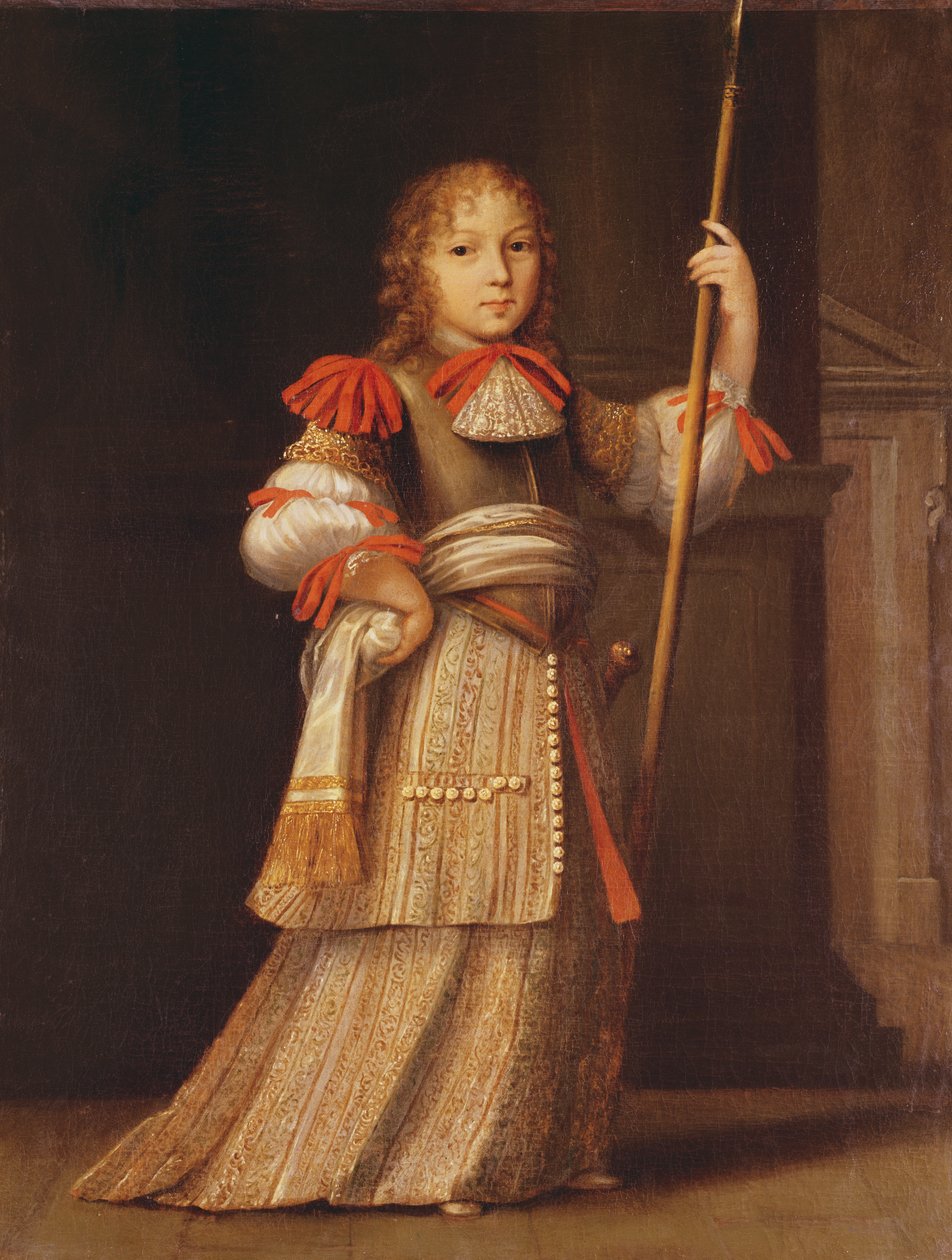 Portrett antas å være Louis Auguste de Bourbon (1670-1736) hertug av Maine av French School