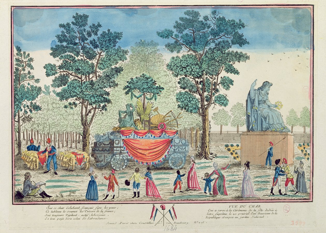 Procession of Chariot of Agriculture etter 