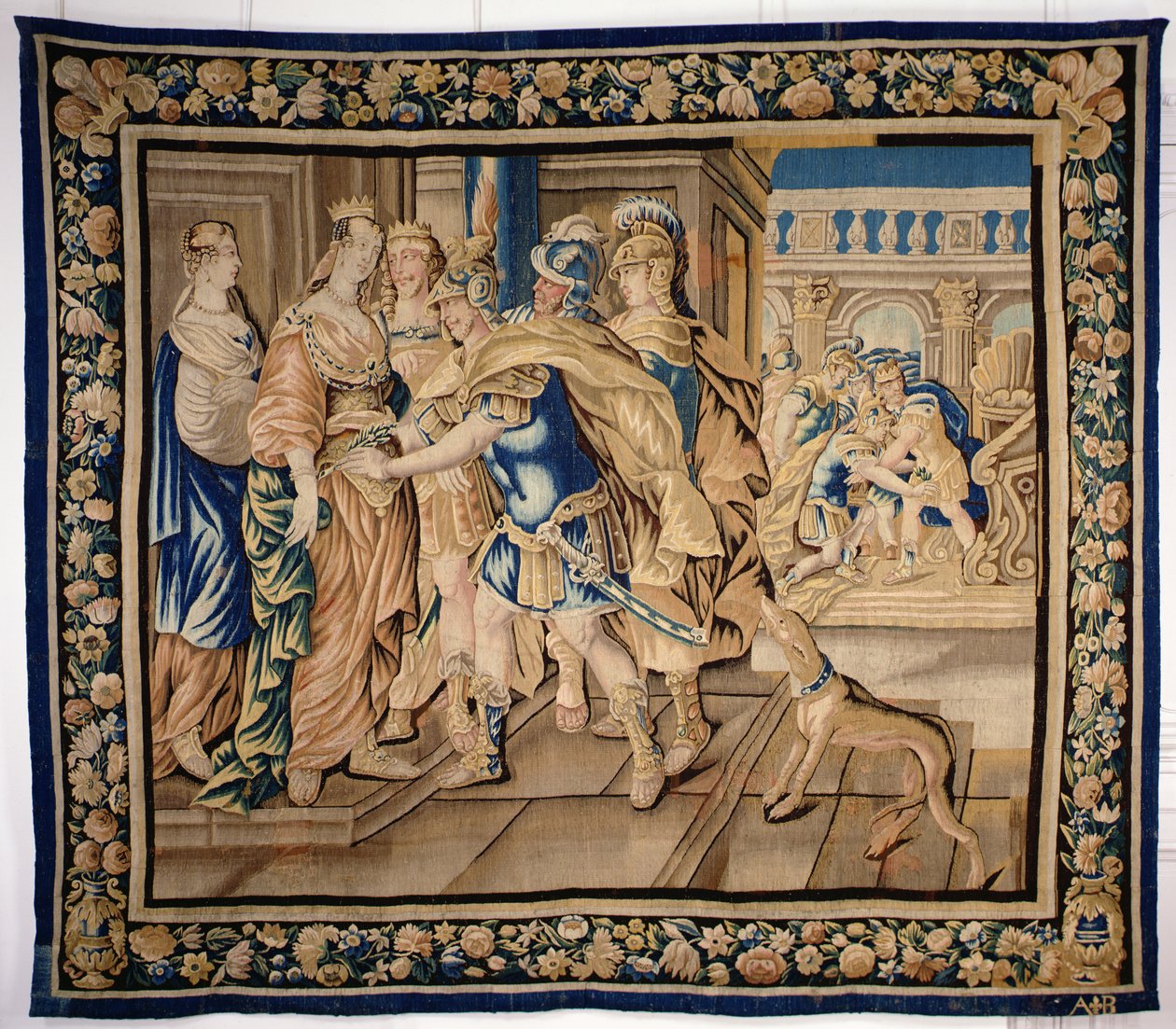 Scene fra antikken, Aubusson av French School