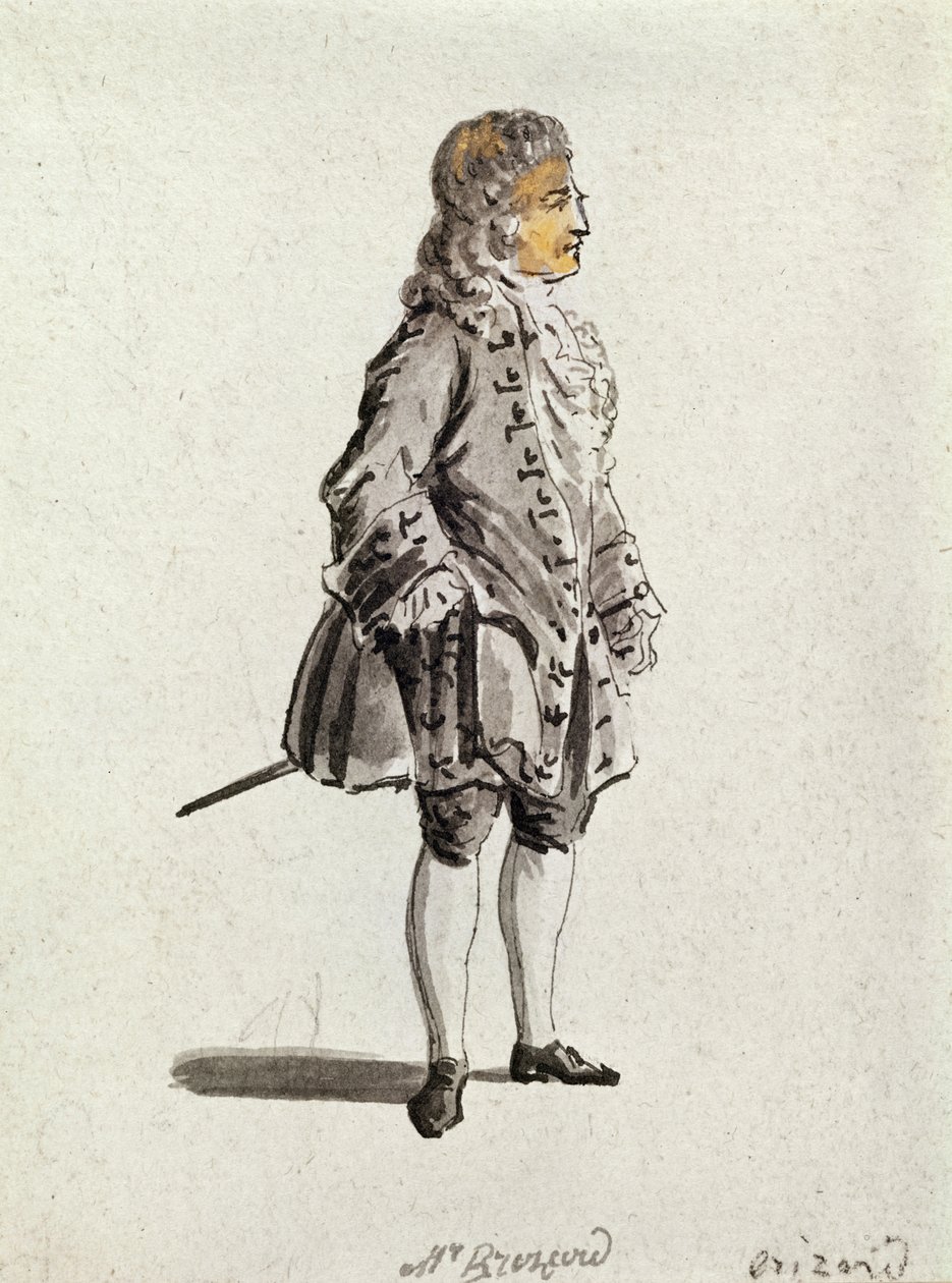 Skuespilleren Brizard av French School