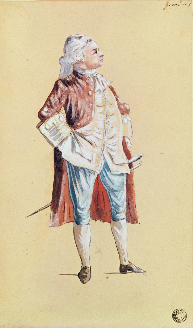 Skuespilleren Grandval av French School