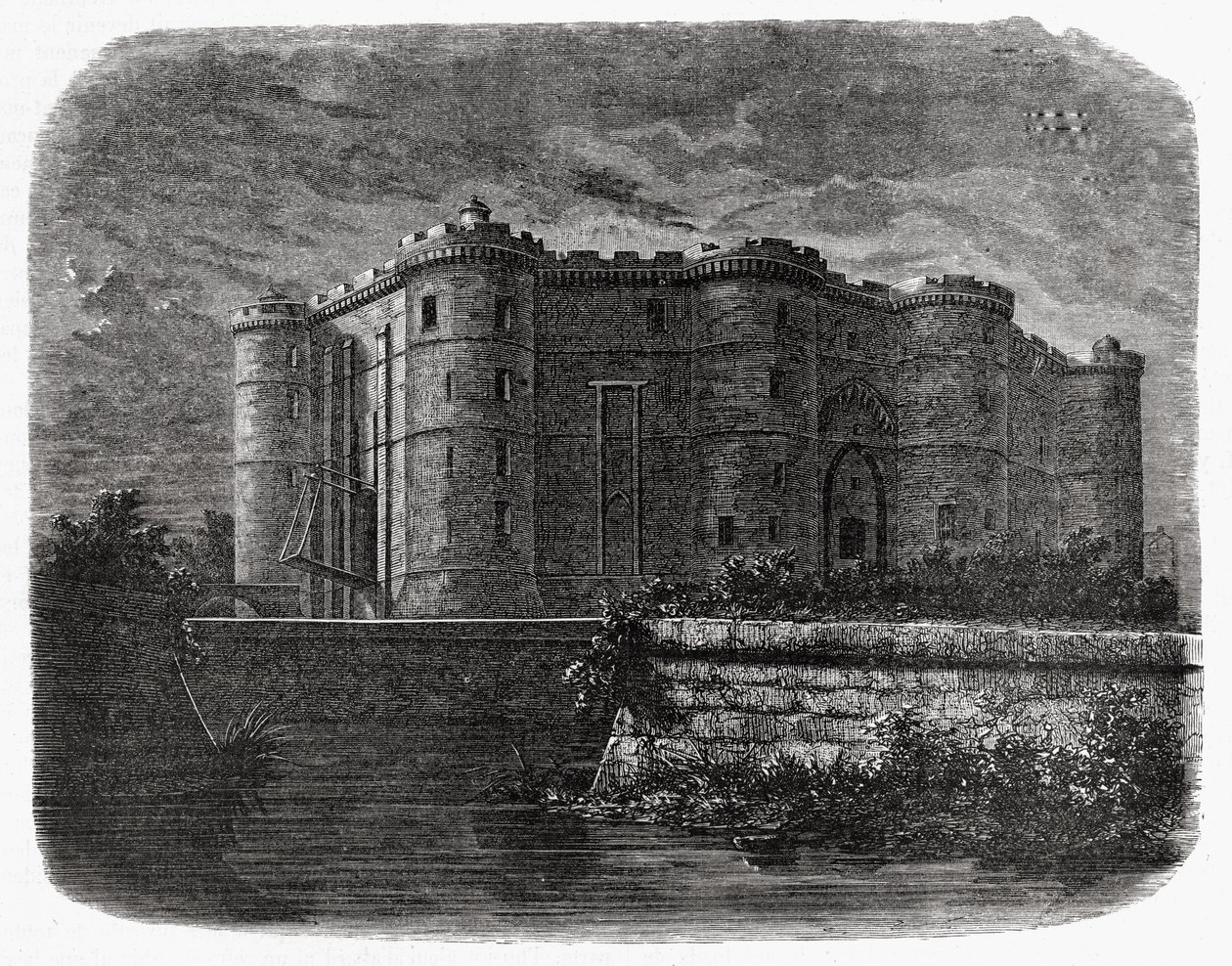 Bastillen, Paris på 1700-tallet av French School