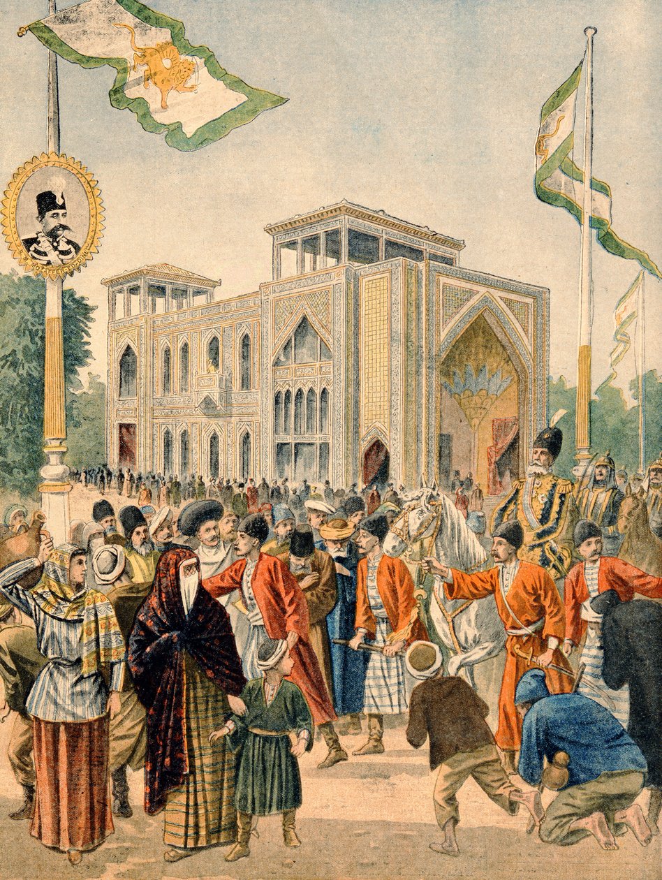 Den persiske paviljongen på verdensutstillingen i 1900, Paris, illustrasjon fra 