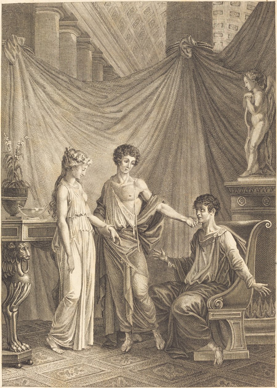 De to vennene av French 18th Century