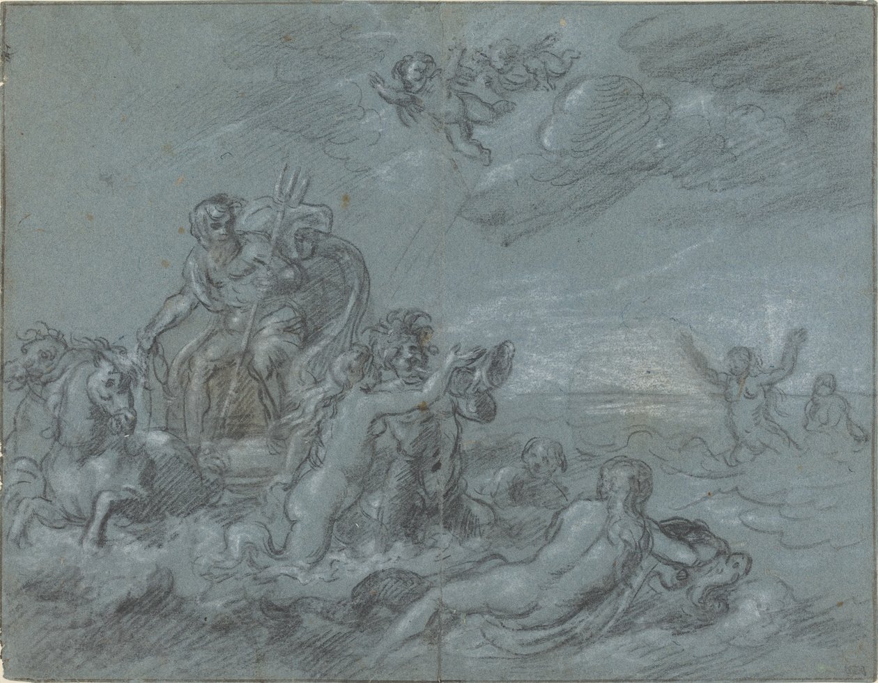 Neptuns triumf av French 18th Century