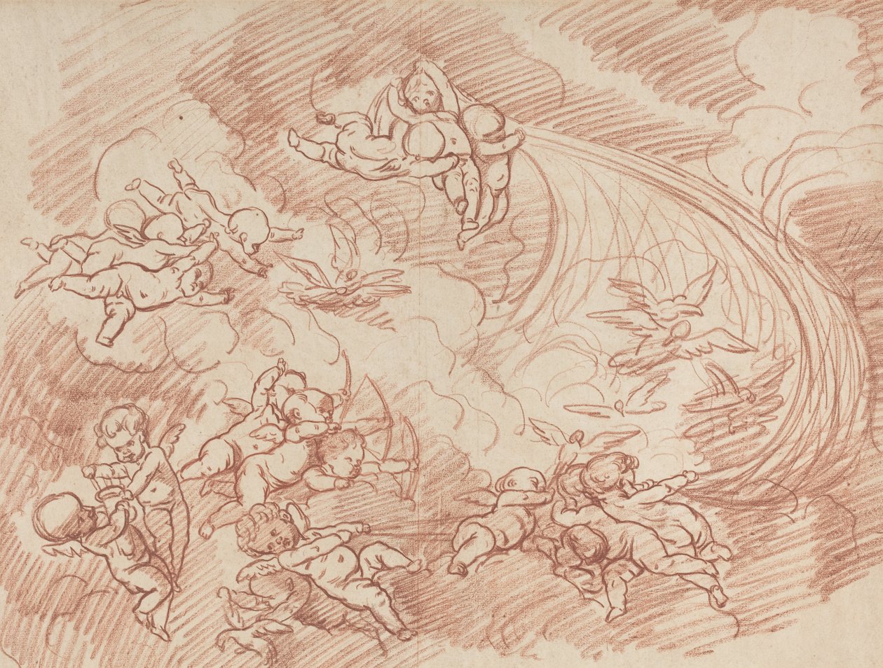 Cupids slør av French 18th Century