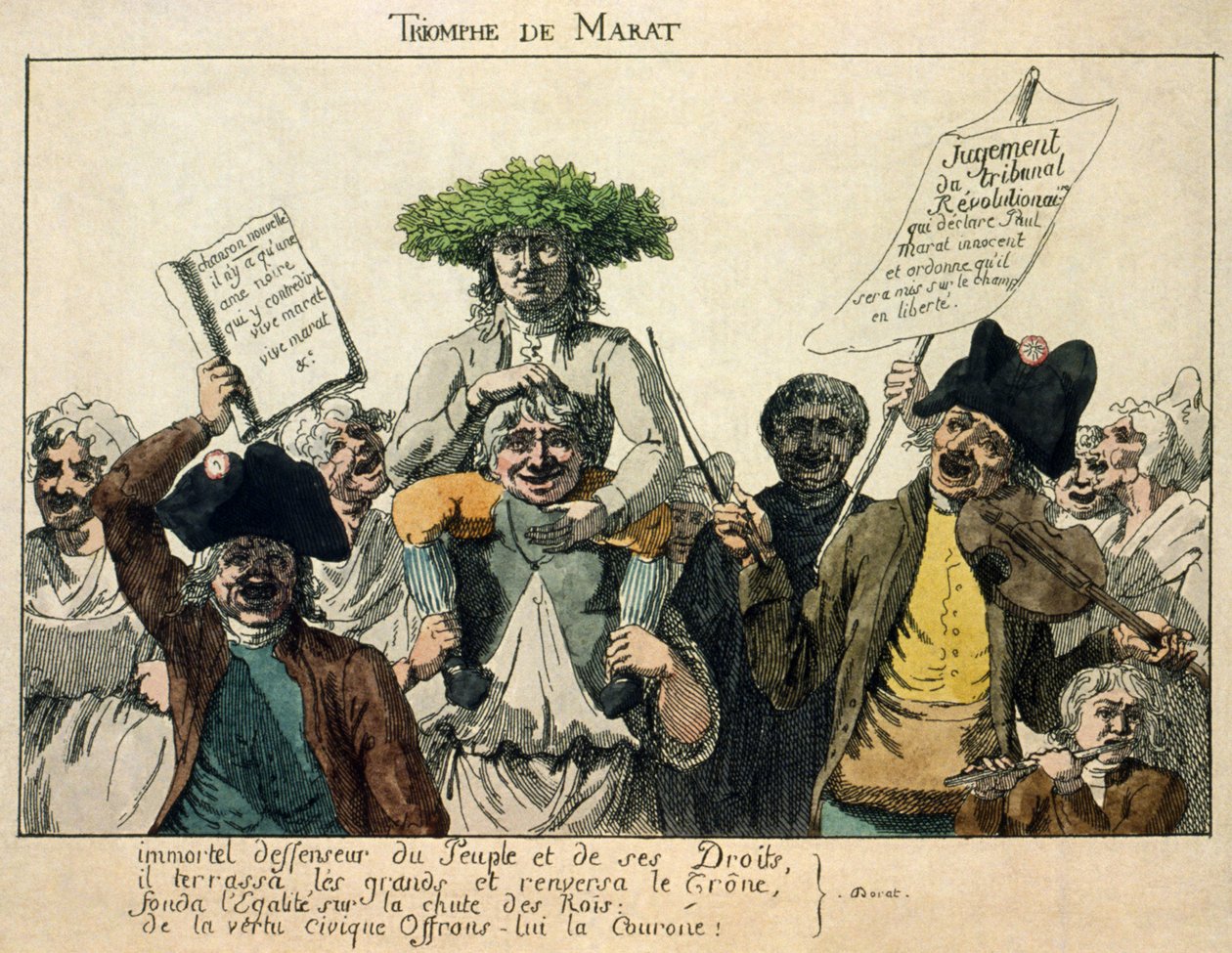 Marats triumf, 1793 av French Master