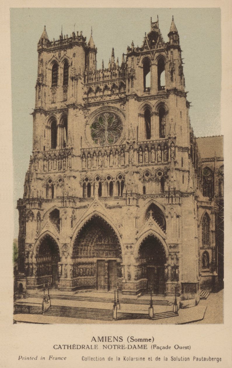 Amiens, Notre Dame katedral av French Photographer