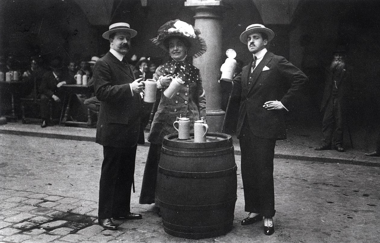 Madeleine Lemaire (1845-1928) og Reynaldo Hahn (1875-1947) av French Photographer