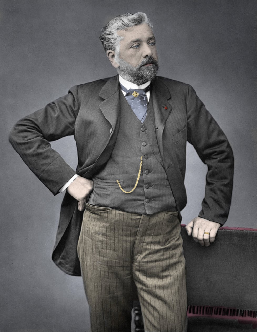 Portrett av Gustave Eiffel av French Photographer