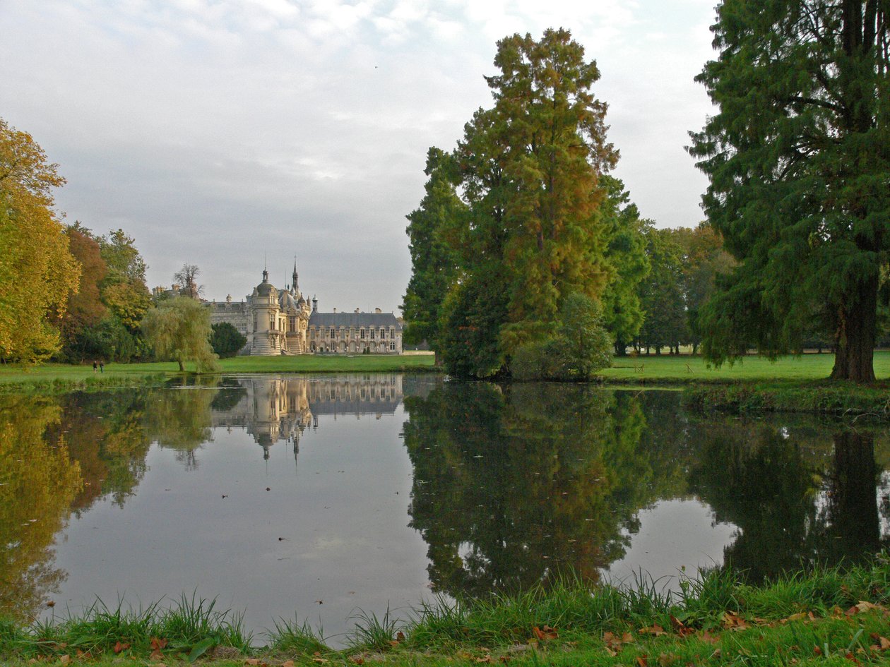 Utsikt over Chateau av French School