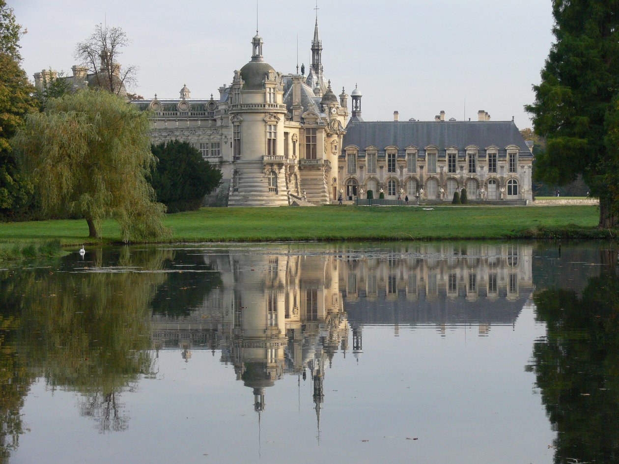 Utsikt over Chateau av French School