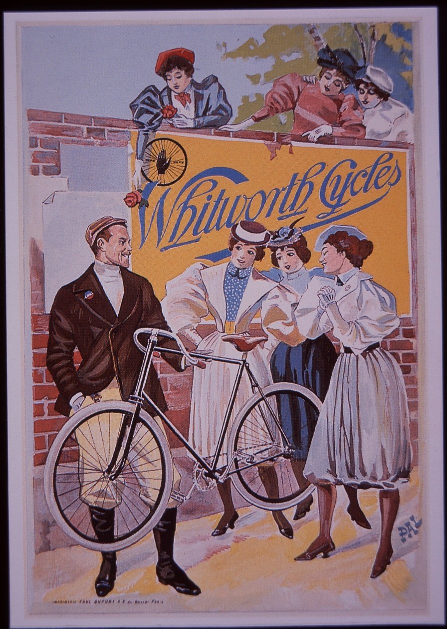 Annonse for Whitworth Cycles av French School
