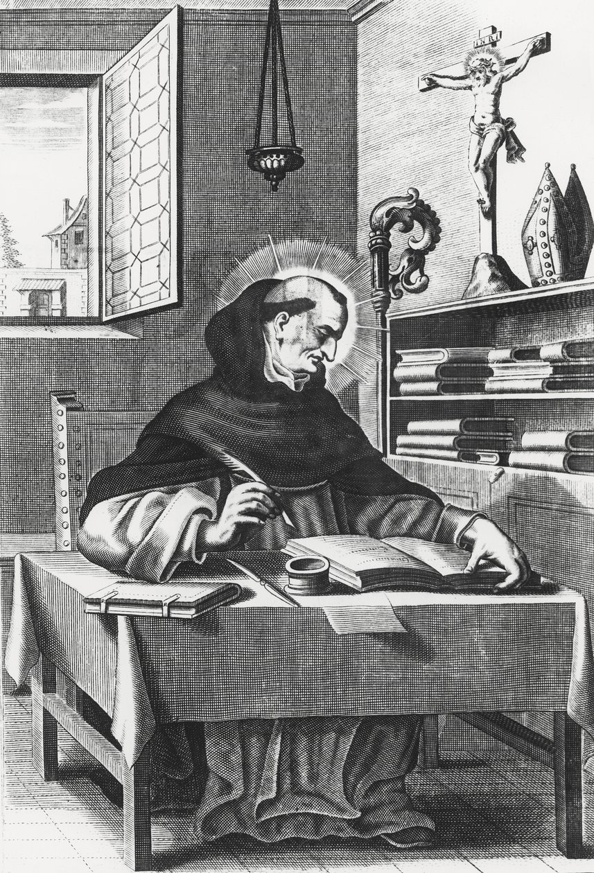 Albertus Magnus (gravering) av French School